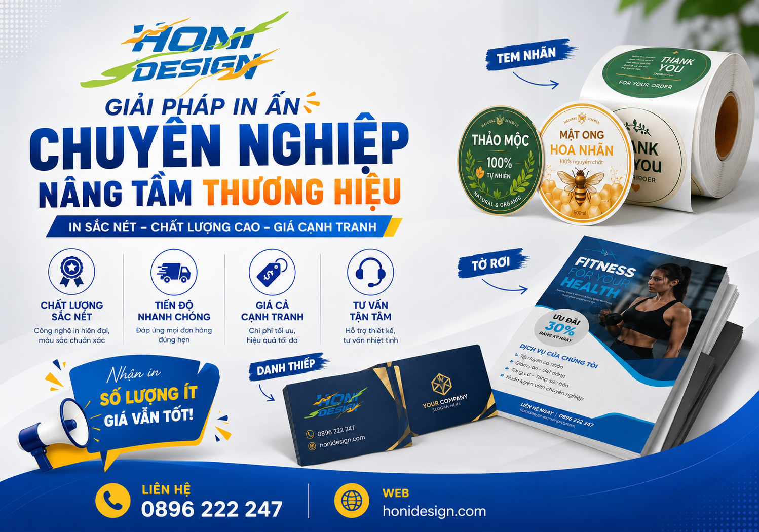 Sản phẩm in ấn Honi Design